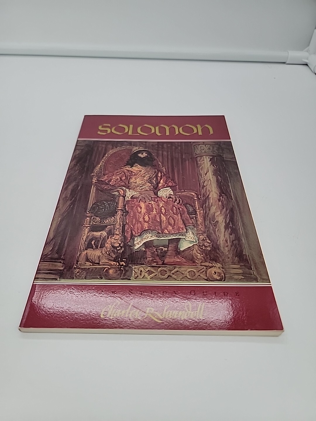 Solomon Bible Study Guide By Charles R. Swindoll NOS 1986 Religion Scriptures