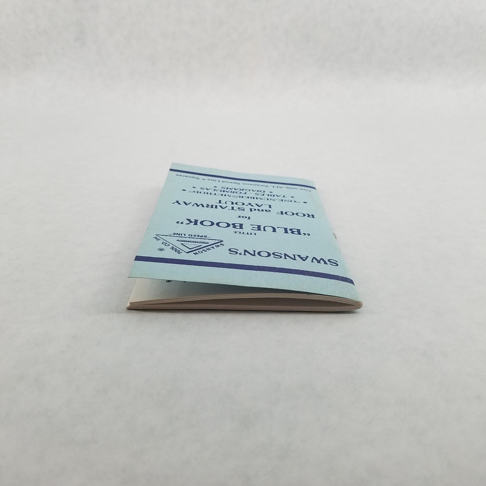 Swansons Little Blue Book for Roof and Stairway Layout Speedline 1988 LIKE NEW!