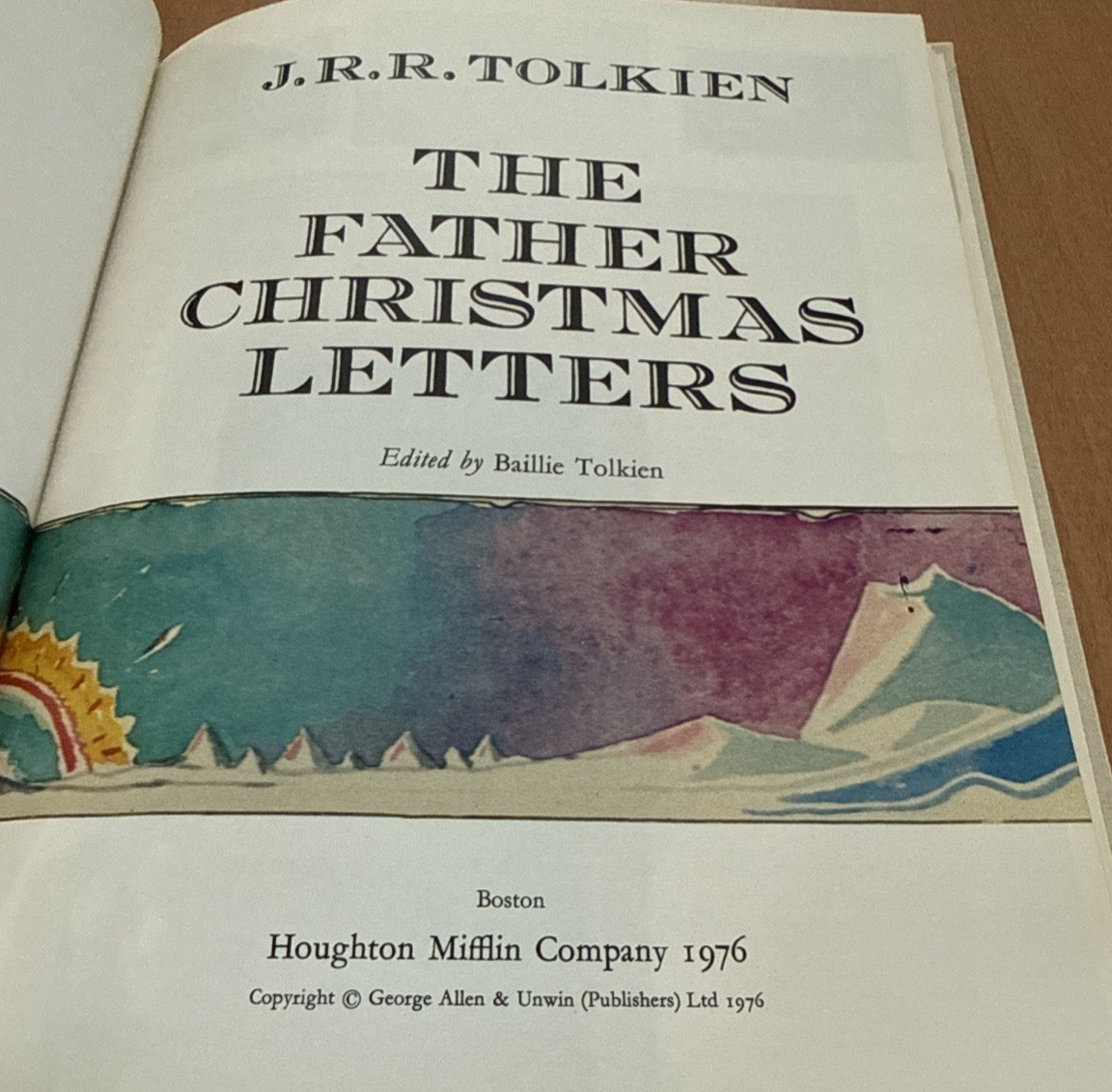 The Father Christmas Letters JRR Tolkien 1976 Houghton Mifflin Hardcover HC