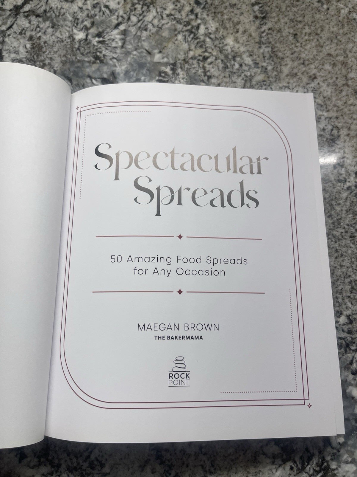 Spectacular Spreads by Maegan Brown (2020s, Hardcover, Rock Point, Cookbook)