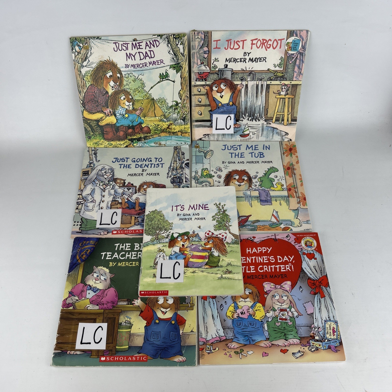 Vintage Little Critter Children’s Books by Mercer Mayer Lot Of 7, 70’s-2000’s.
