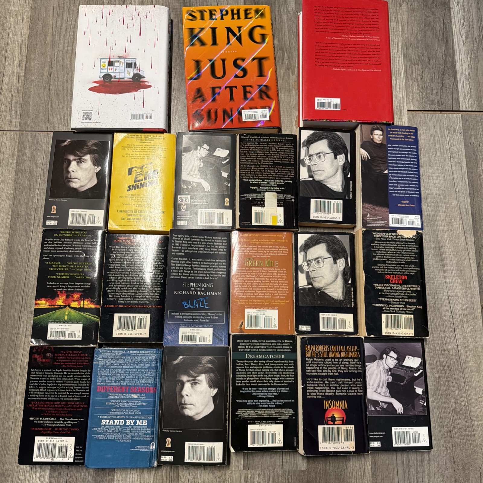 Stephen King Book Lot Of 21 Hardcover & Paperback Multiple Titles