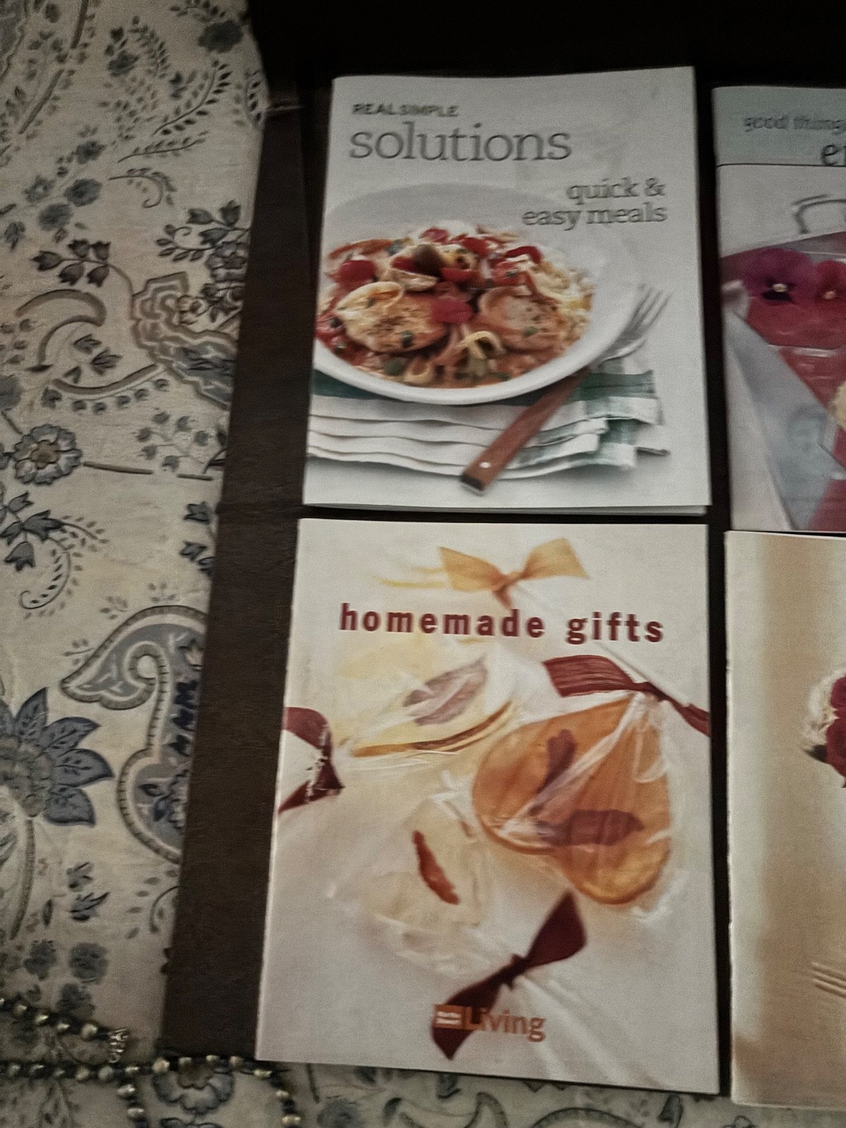 LOT OF MARTHA STEWART GOOD THINGS,HOMEMADE GIFTS&REAL SIMPLE SOLUTIONS PAPERBACK