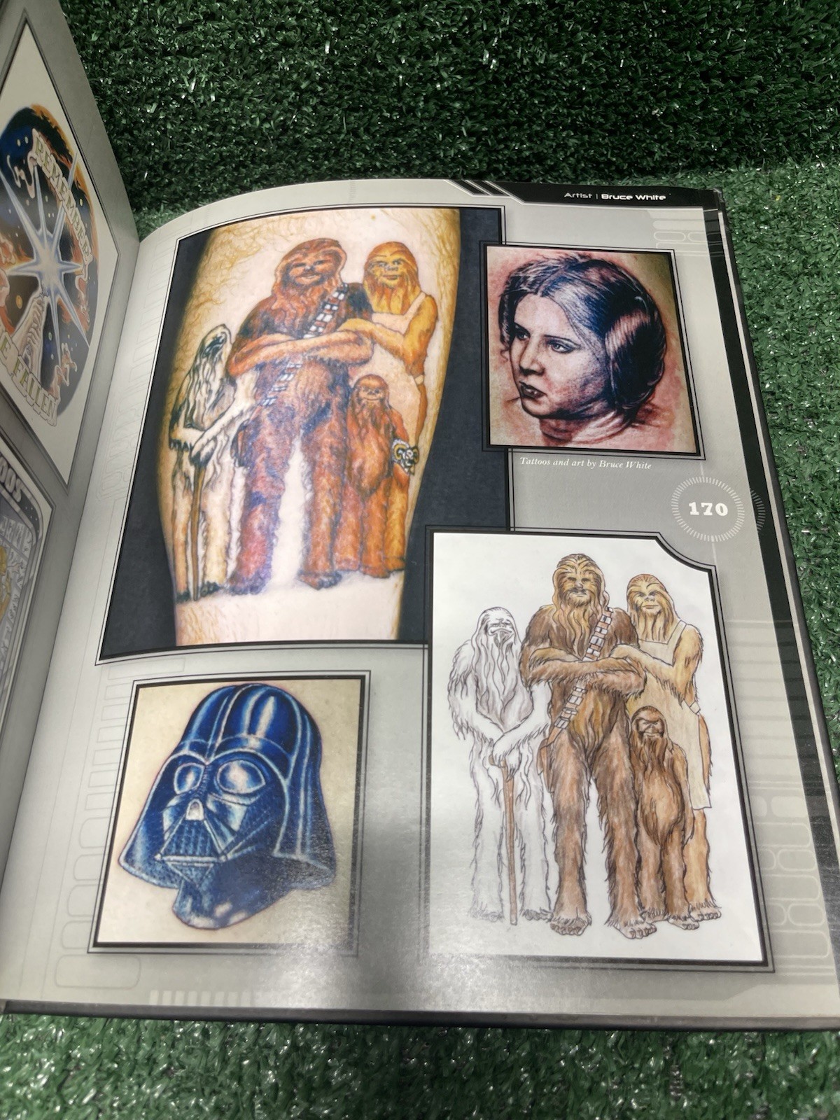 Star Wars Tattoo Photo Art Book 200 Pages The Force In The Flesh Signed.