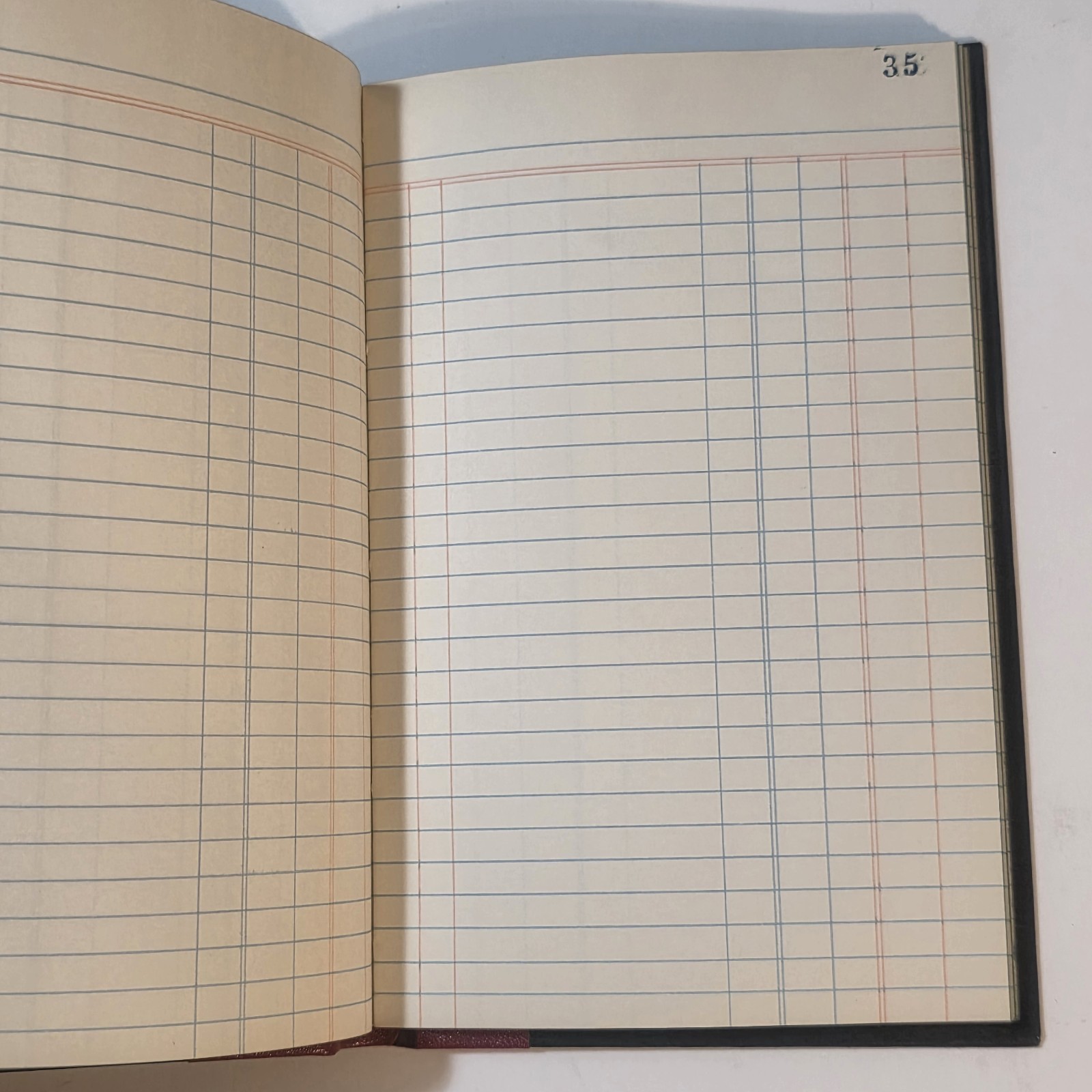 Vintage 1970s S.E. Ledger, Hard Cover, 126 Pages + Index
