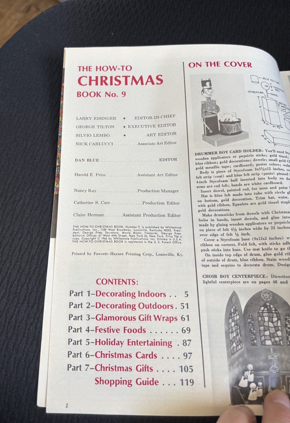 The How To Christmas Book No. 8-Gifts & Food For Everyone- Vintage 126 Pages