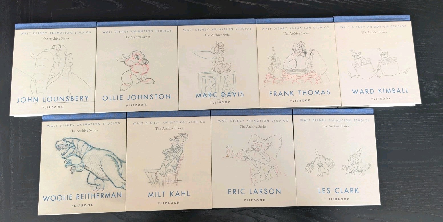 Walt Disney’s Nine Old Men The Flipbooks Hardcover Set