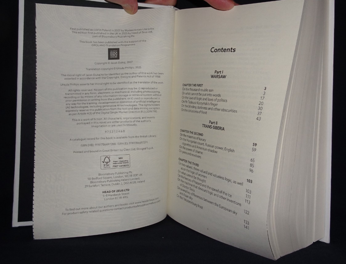 ICE by Jacek Dukaj (2025, Hardcover, Dust Jacket, 1st)