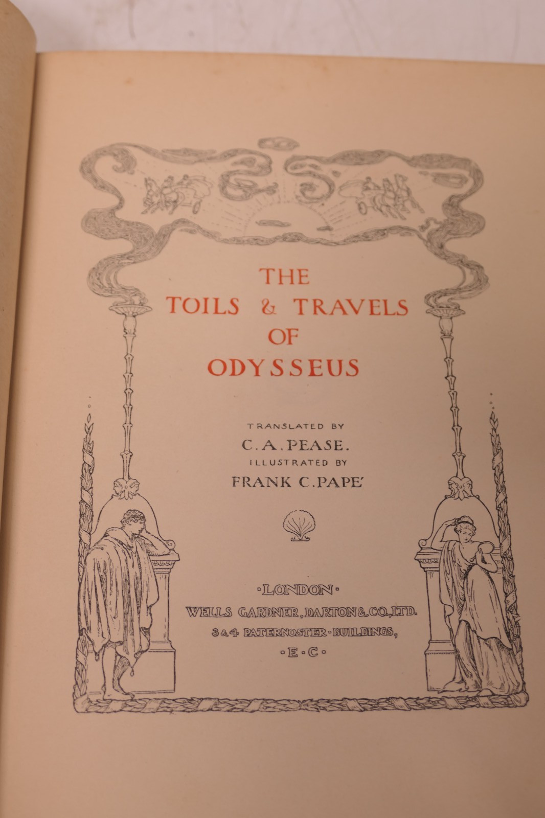 The Toils And Travels of Odysseus 1916 Frederick A. Stokes Company 1st Edition