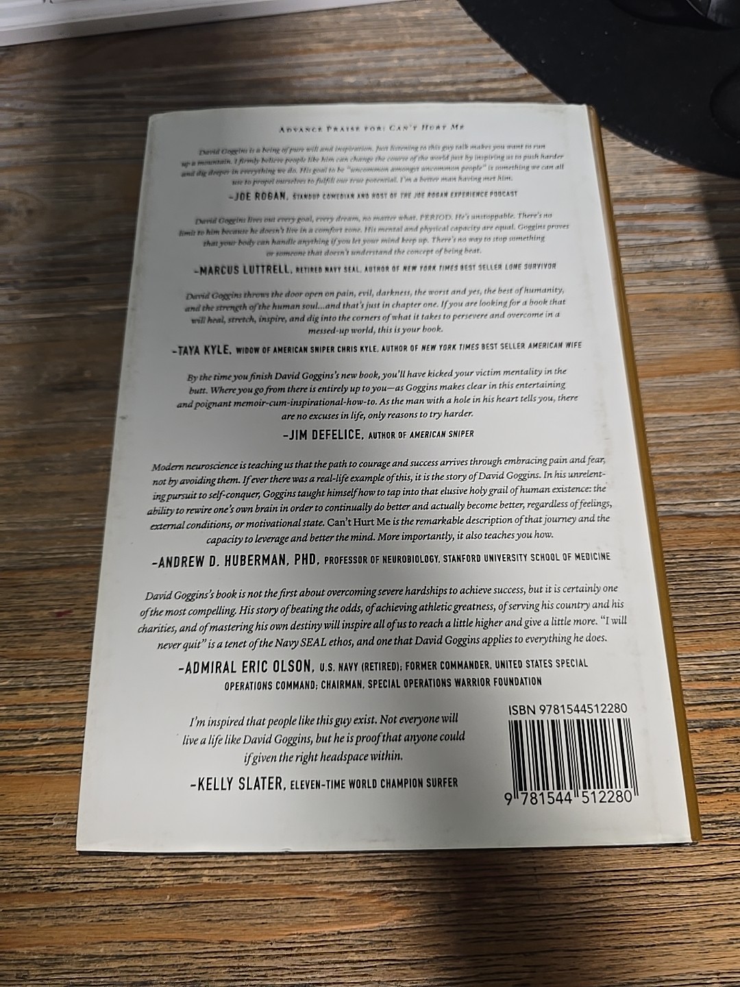 Can’t Hurt Me David Goggins 2018 Hardcover Memoir Self-Help Lioncrest