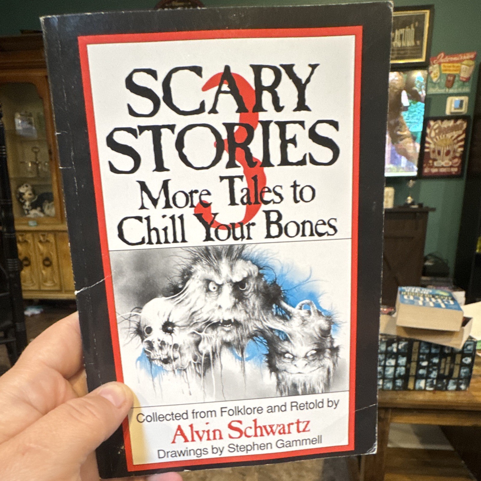 Scary Stories 3 Paperback by Alvin Schwartz, Scary Stories Series, Gammell