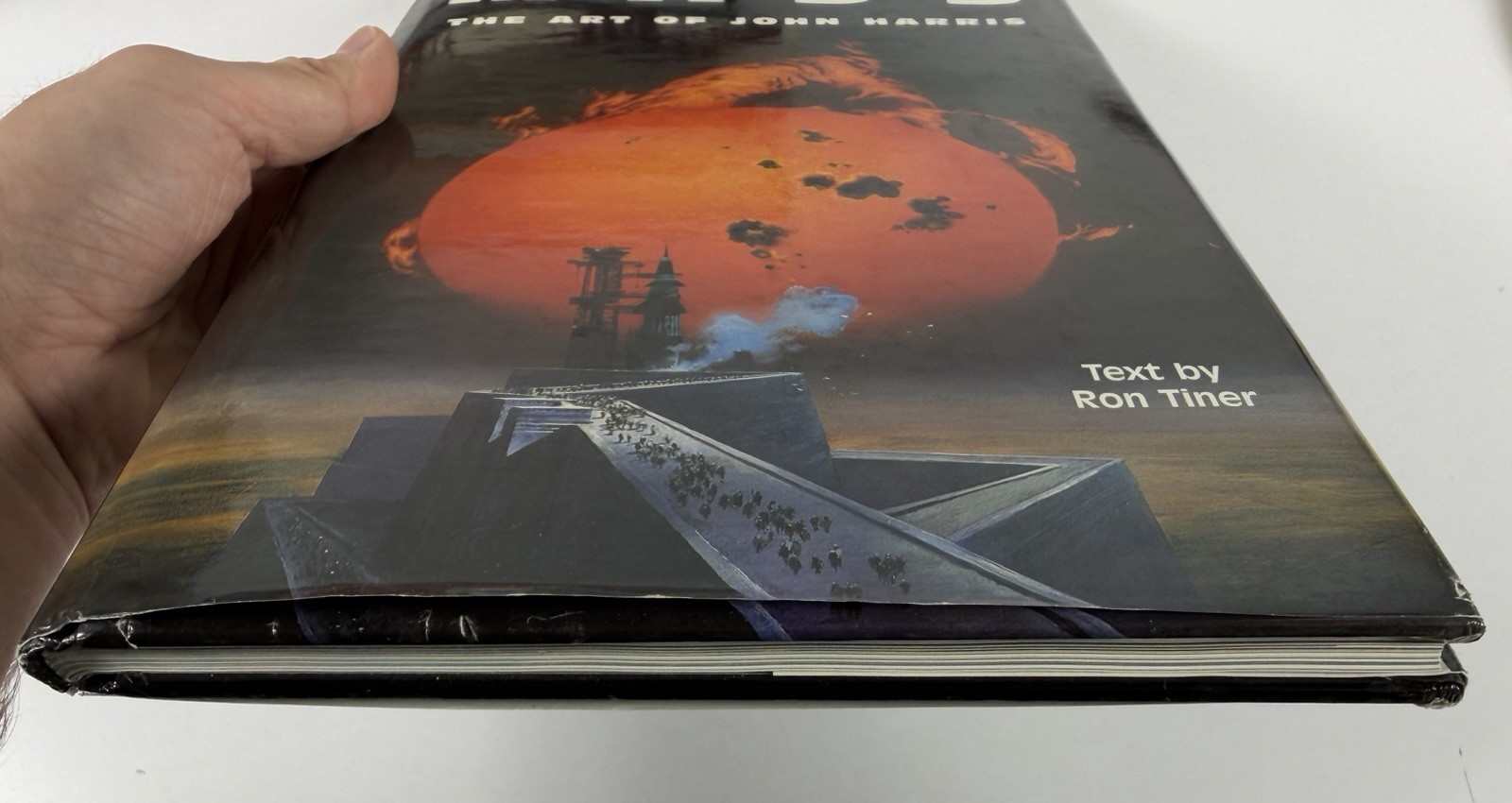 Mass The Art of John Harris 2000 Paper Tiger Hardcover Rare Sci-Fi Art Book