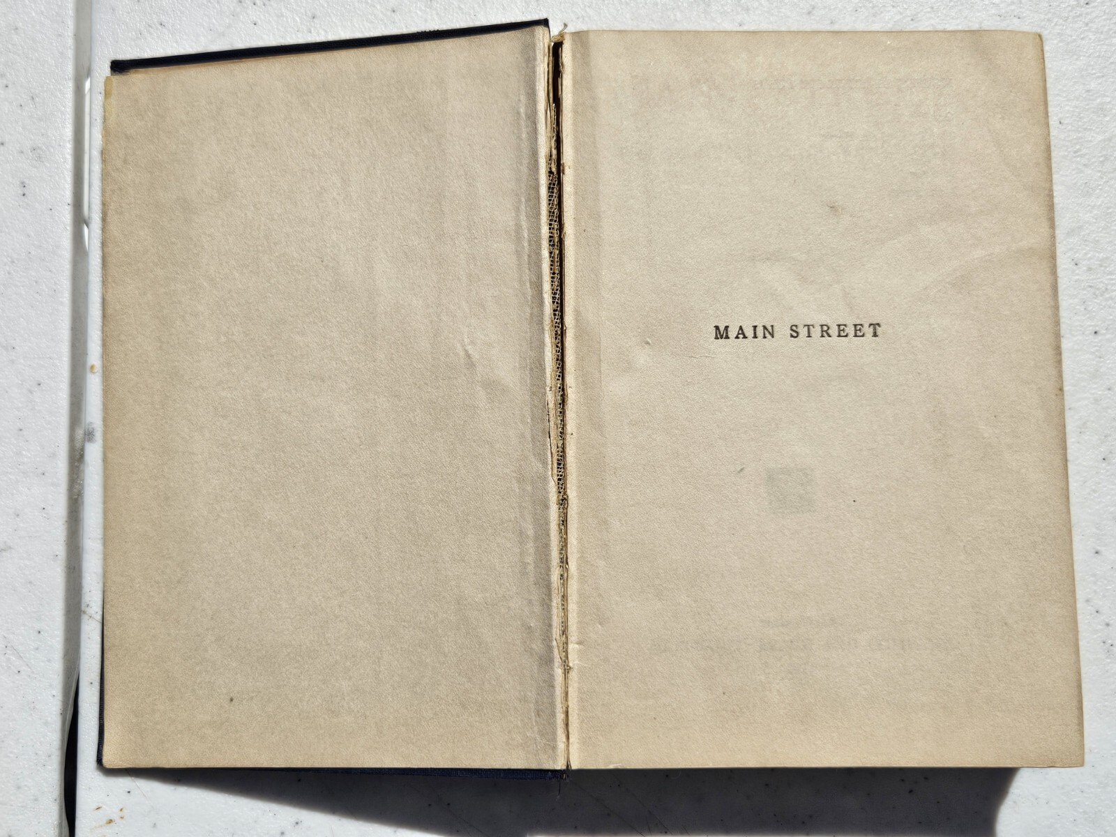 Main Street by Sinclair Lewis USED hardback 1921 Harcourt, Brace and Company