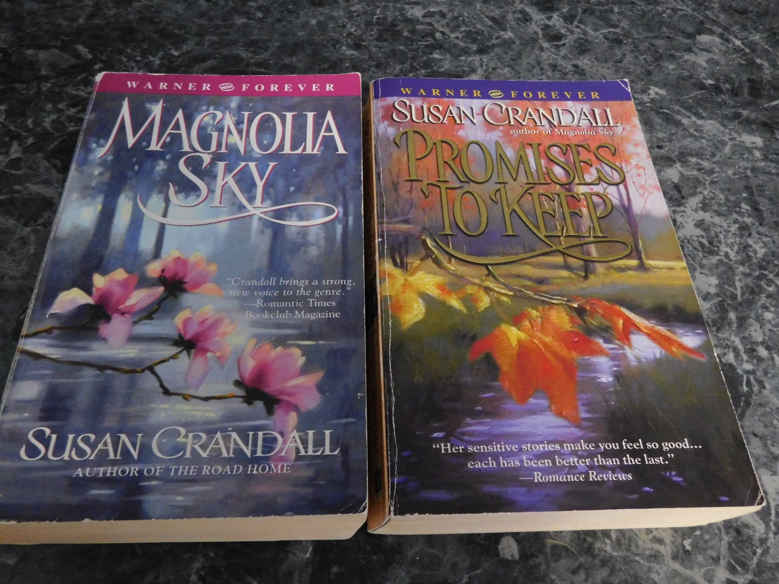 Susan Crandall lot of 2 Glen Crossing Series Contemporary Romance Paperbacks
