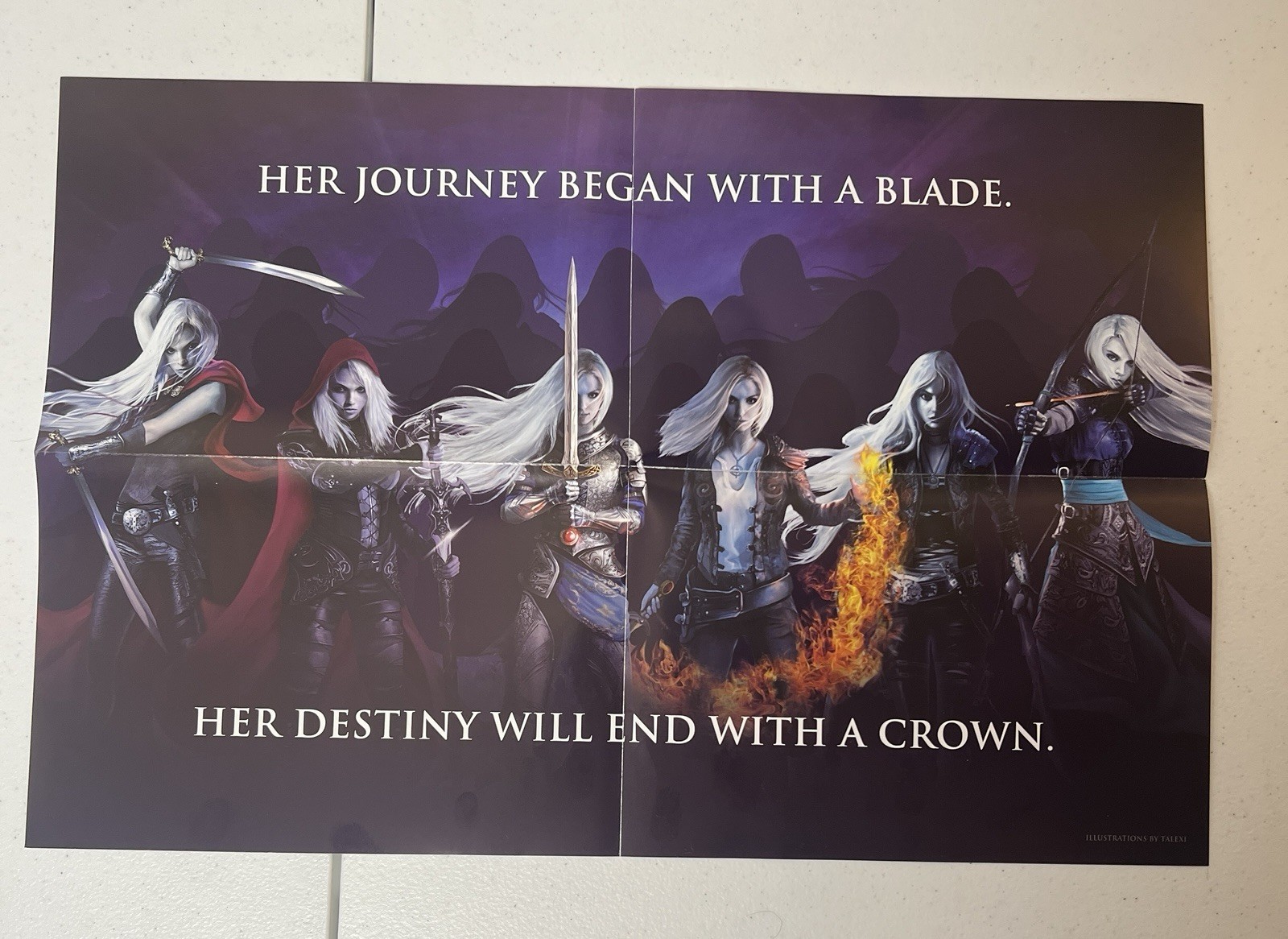 Throne of Glass Hardcover Box Set OOP Covers Complete SET + Poster