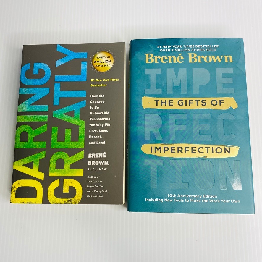 Brene Brown – Lot of 2 – Daring Greatly & Gifts of Imperfection HB/TPB