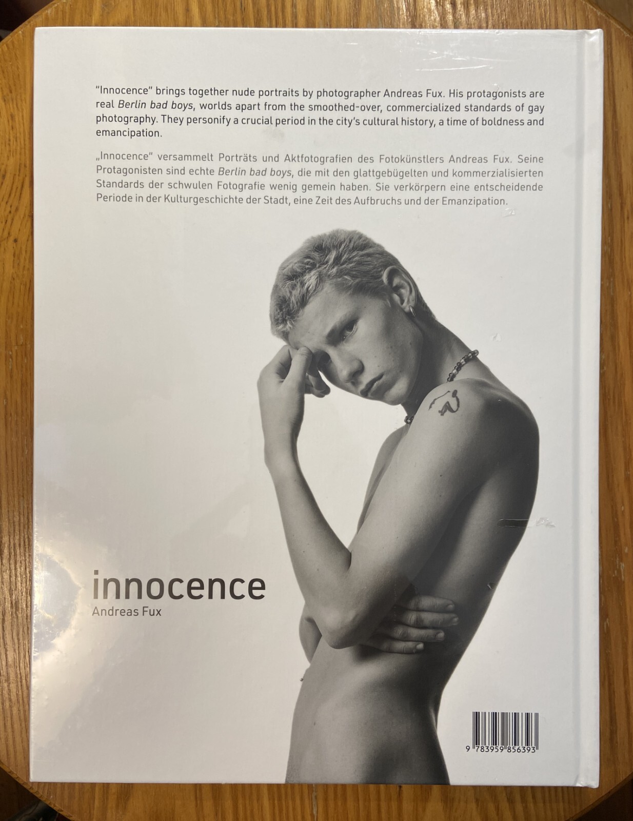 Innocence Andreas Fux HC 2022 Gay Interest Photography Unopened