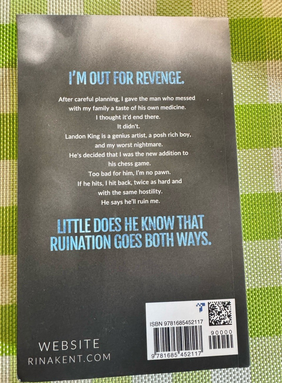 (1) God of Ruin : A Dark College Romance by Rina Kent (2023, Trade Paperback)