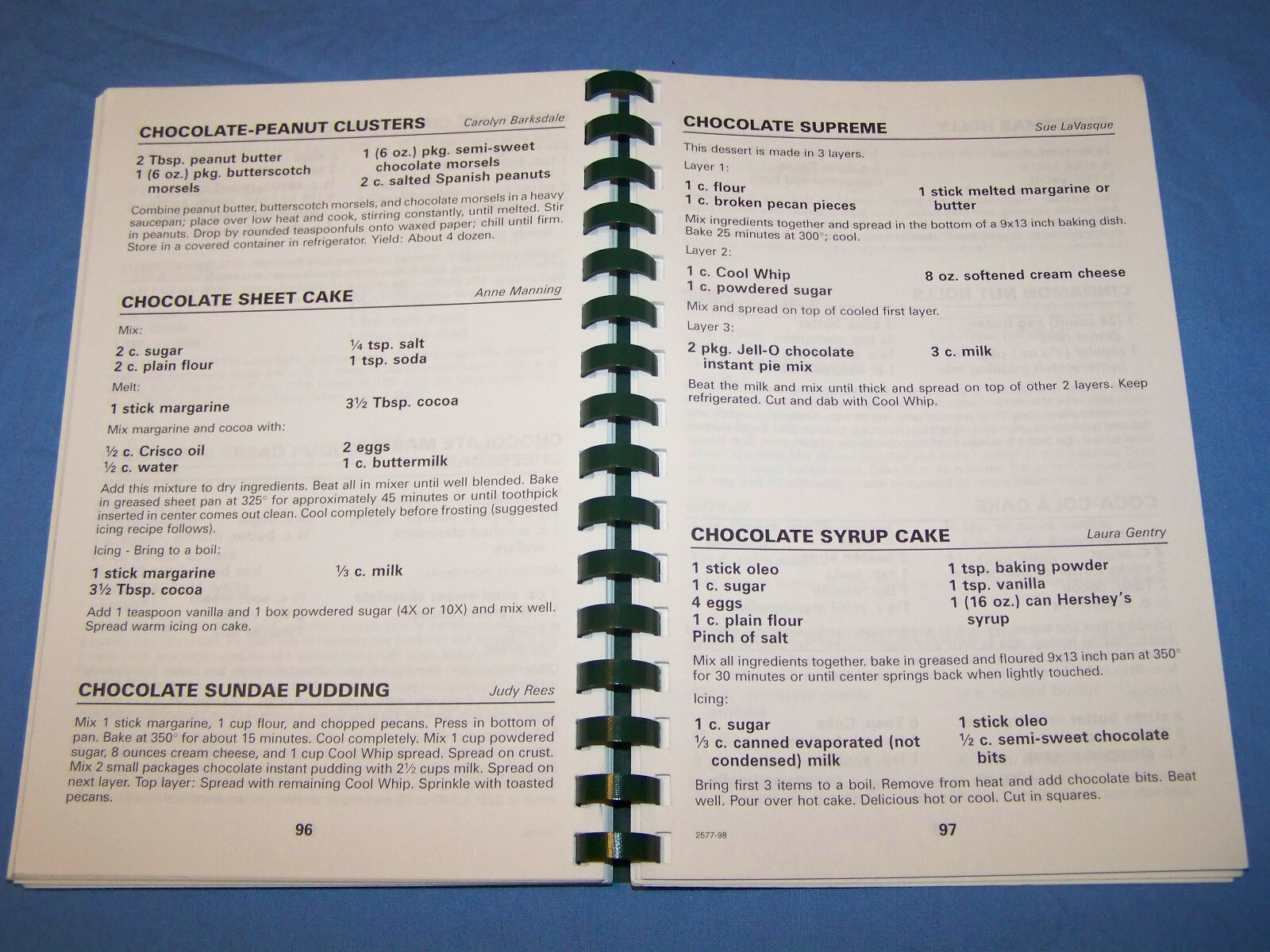 Sedgefield Woman’s Club Greensboro North Carolina Cookbook 1998