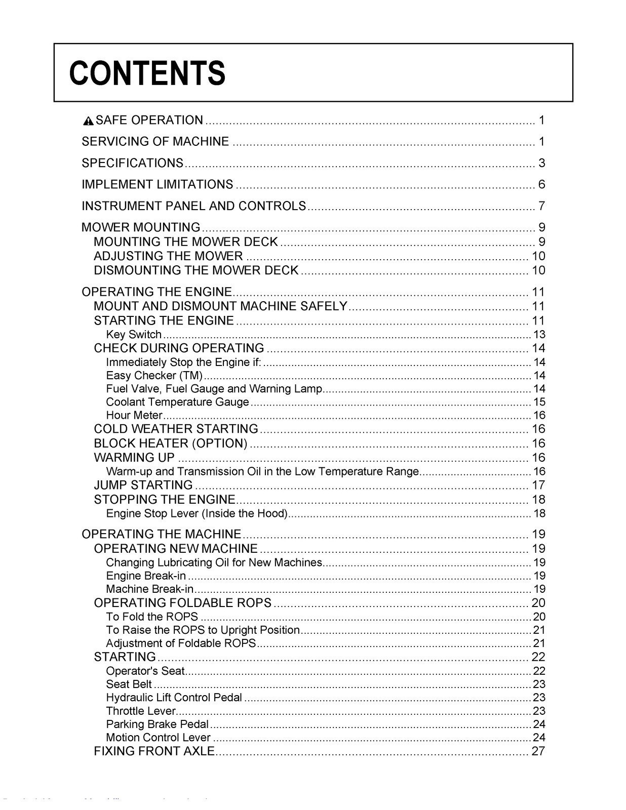 KUBOTA ZD321 ZD323 ZD326 ZD331 ZERO TURN MOWER OPERATORS MANUAL – BIND – COVERS