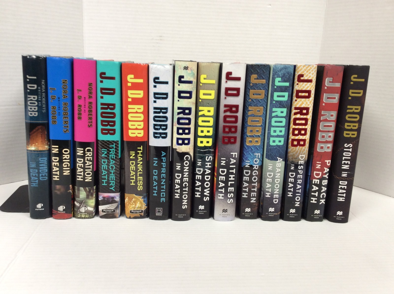 JD ROBB (Lot of 14 – In Death Series) All 1st Editions, 13 First printings HC