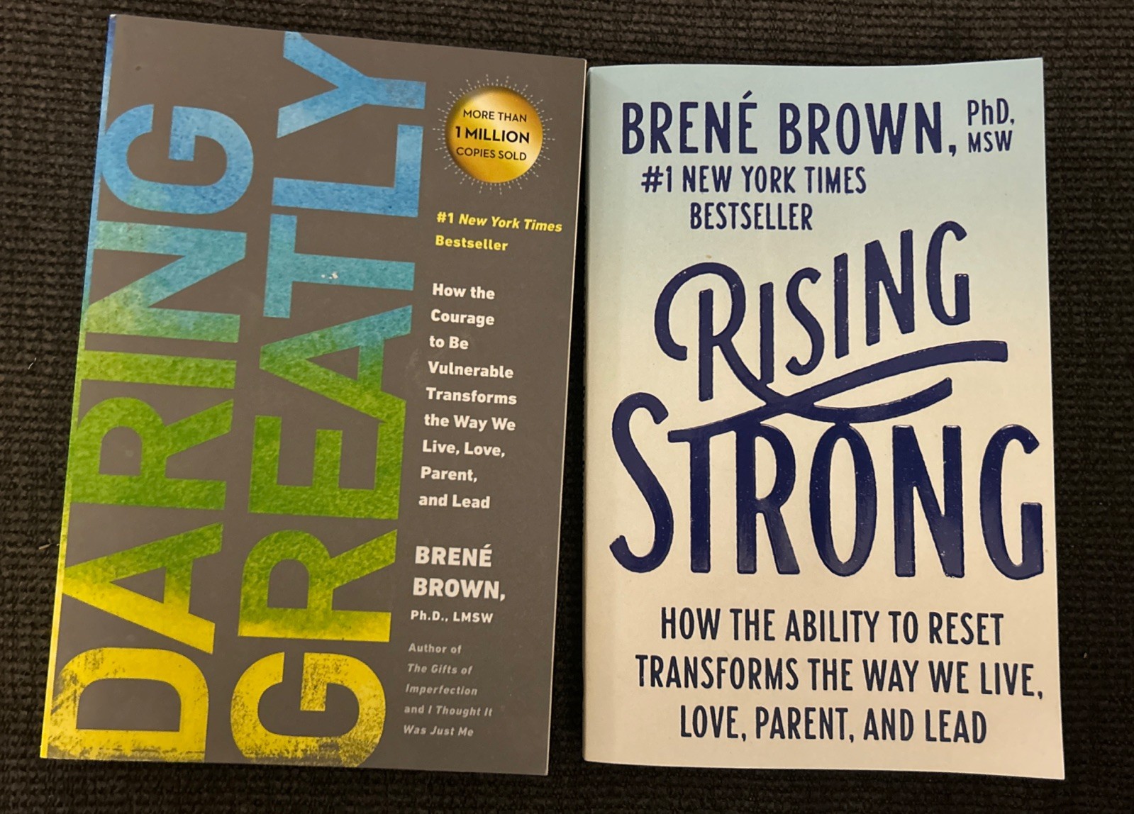 Lot Of 2 Brene Brown Books Daring Greatly Rising Strong NEW
