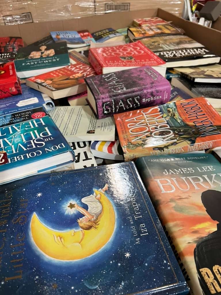 Lot of 100 Large Trade Literature Fiction Paperback BestSeller UNSORTED Mix Book