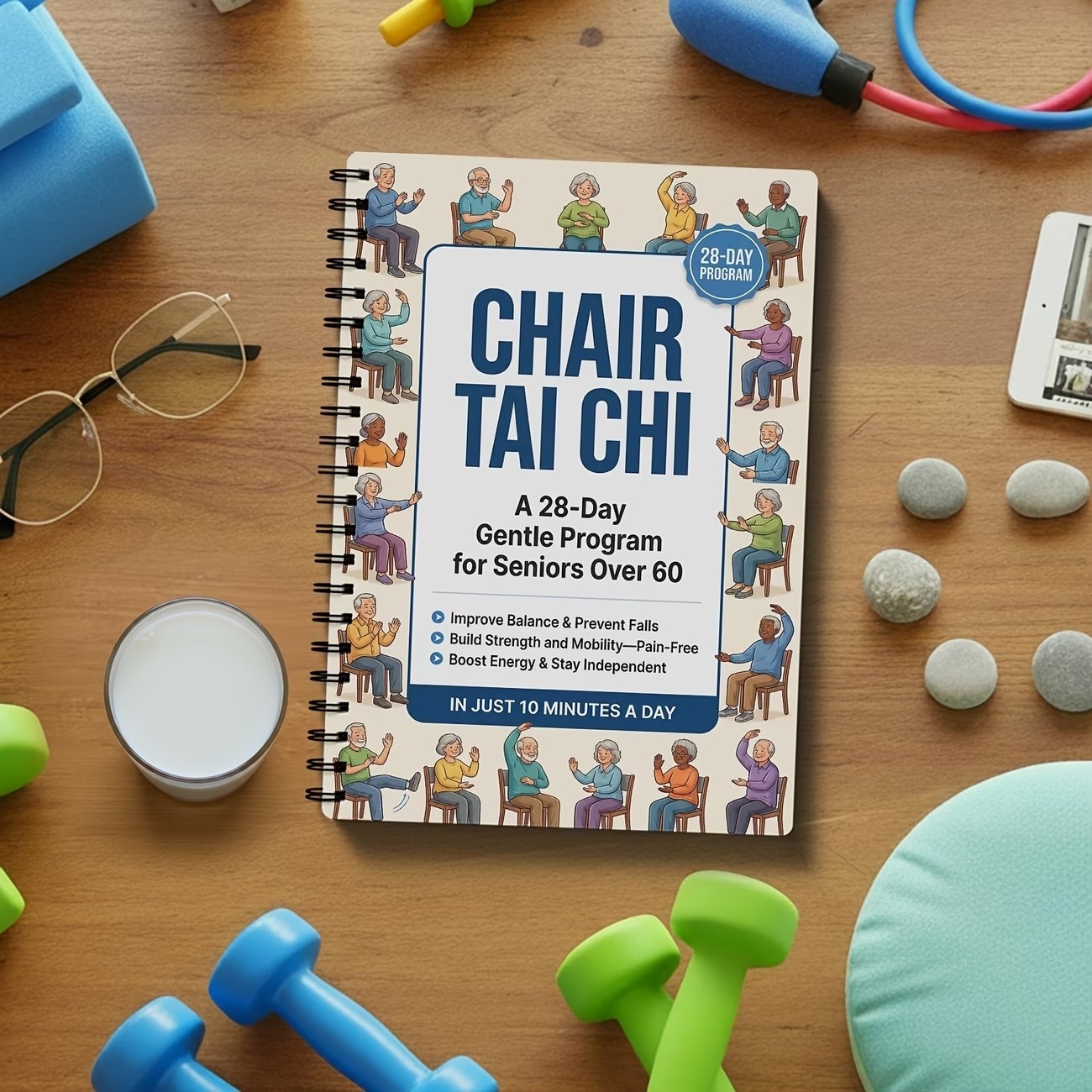 Chair Tai Chi for Seniors Over 60 Simple Seated Flows and 10Minute Routines f…