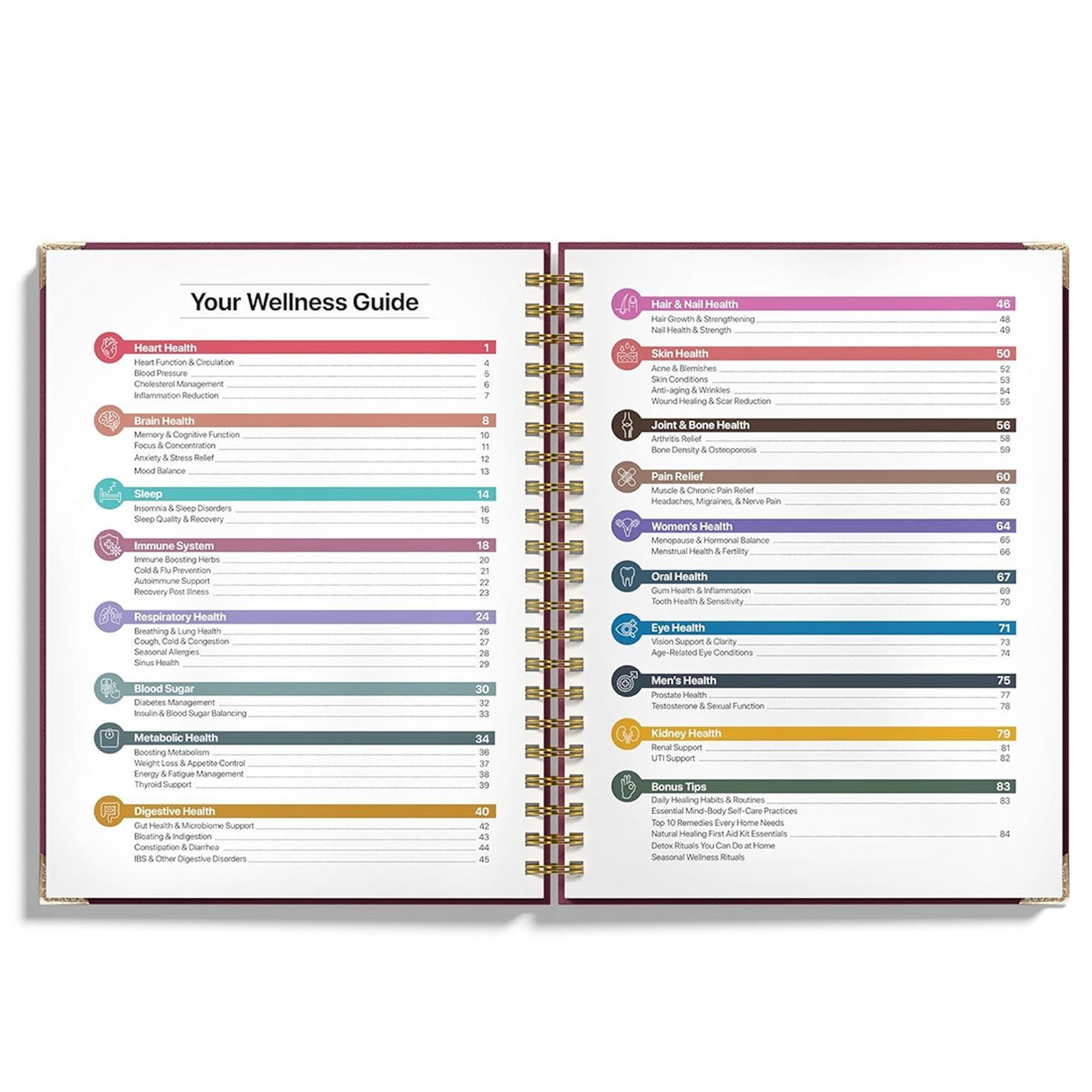 The Natural Healing Handbook Guide for Herbal Remedies and Natural -US Stock