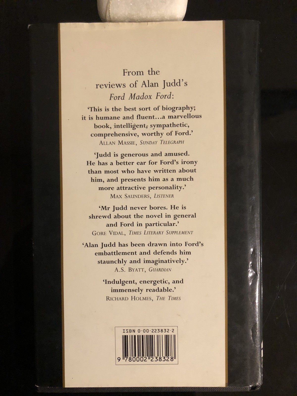 The Devil’s Own Work Alan Judd Harper Collins 1991 First Ed. H/C D/J L/N