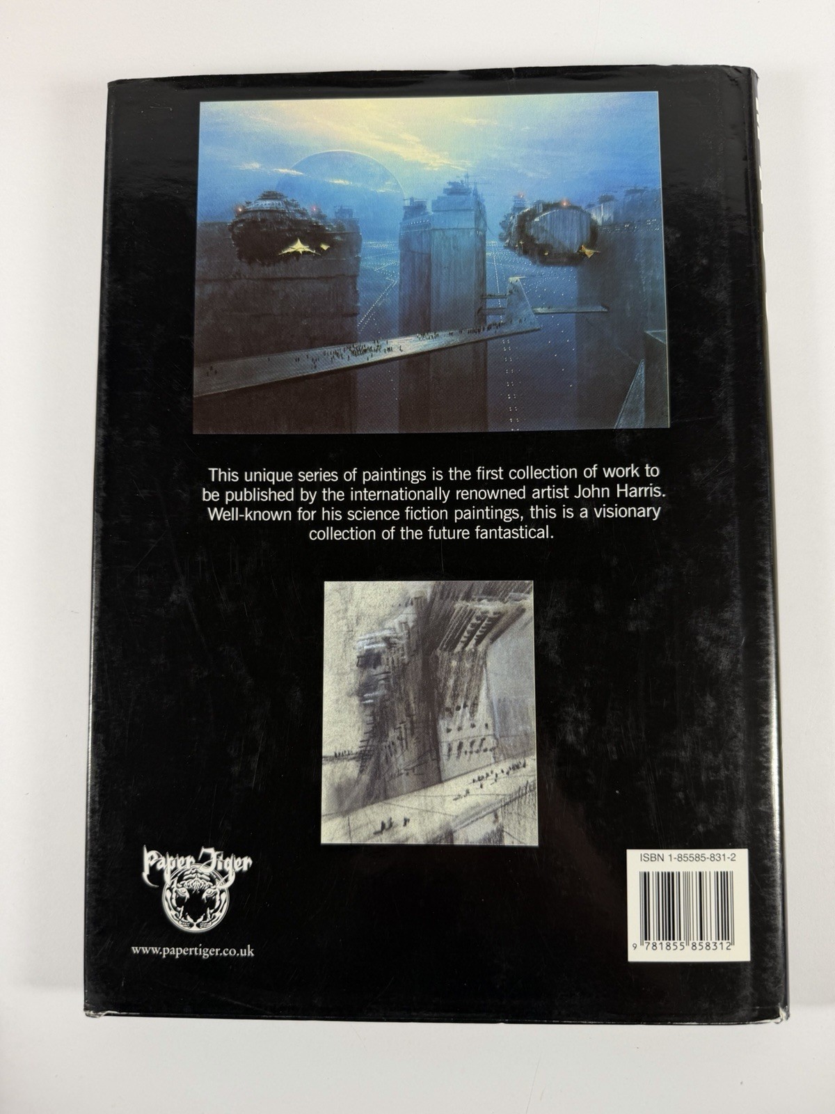 Mass The Art of John Harris 2000 Paper Tiger Hardcover Rare Sci-Fi Art Book