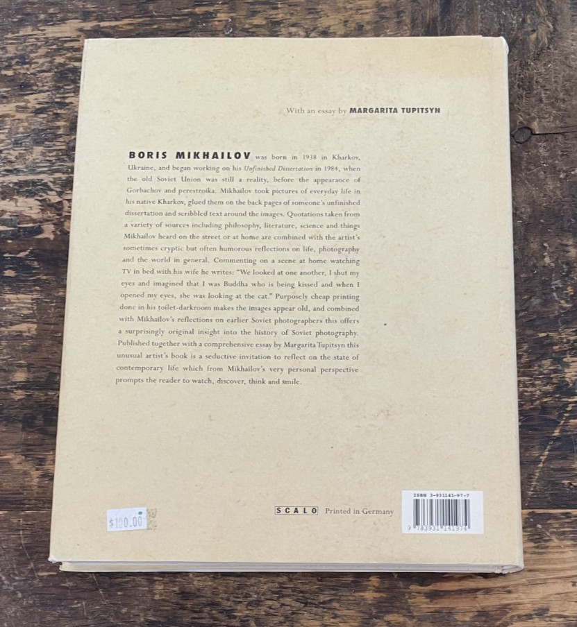 Unfinished Dissertation by Boris Mikhaylov (1998, Hardcover)