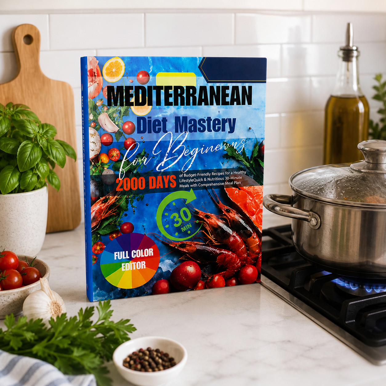 Mediterranean Diet Cookbook 2025 Edition | Full Color Сookbook | Hardcover