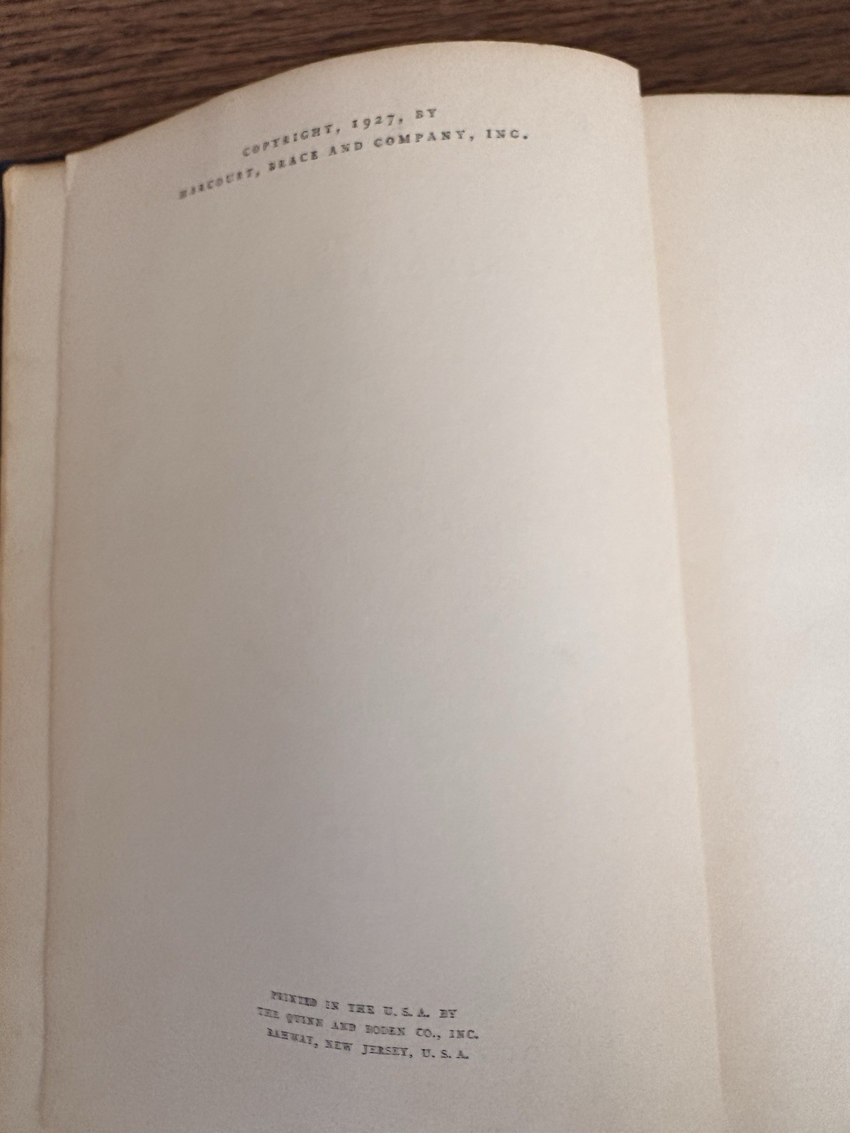 Sinclair Lewis Elmer Gantry Signed & Inscribed Hardcover Harcourt Brace 1927