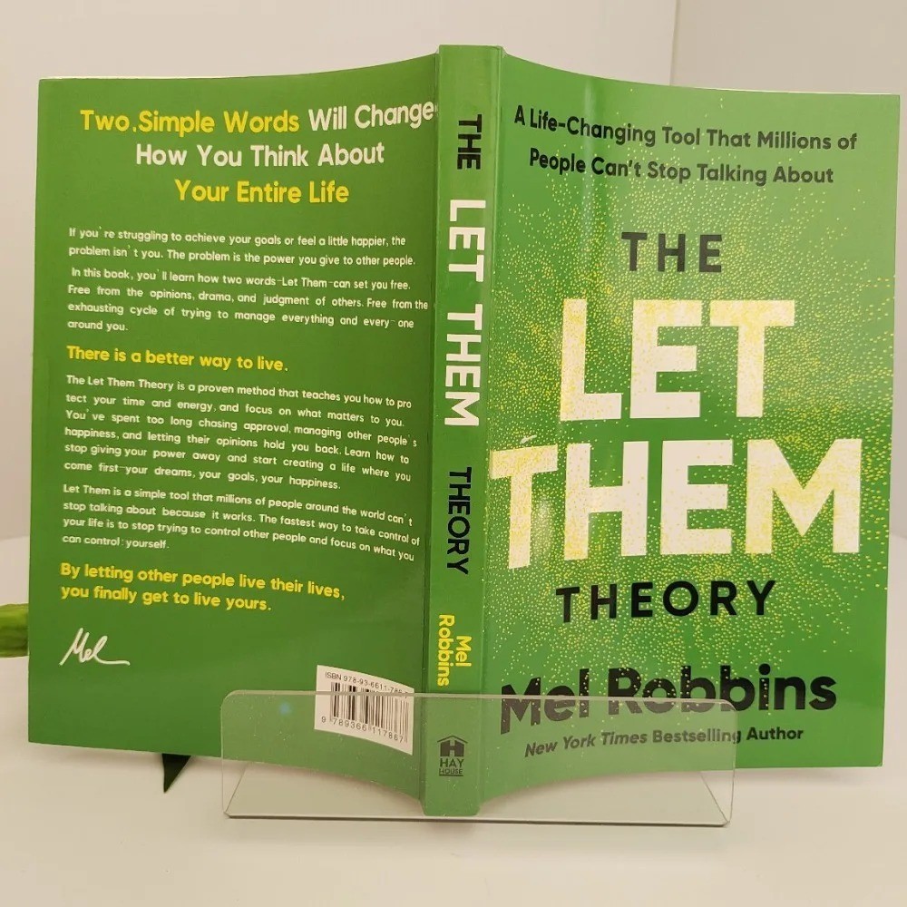 The Let Them Theory by Mel Robbins Hardcover Self Help Motivation Book