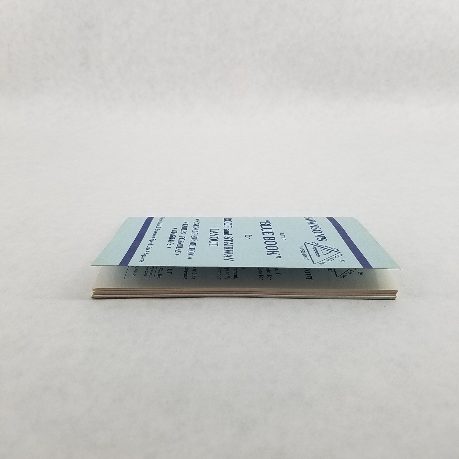 Swansons Little Blue Book for Roof and Stairway Layout Speedline 1988 LIKE NEW!