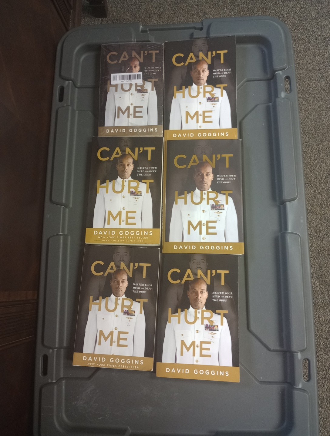 Can’t Hurt Me Master Your Mind & Defy the Odds David Goggins Book Paperback LOT