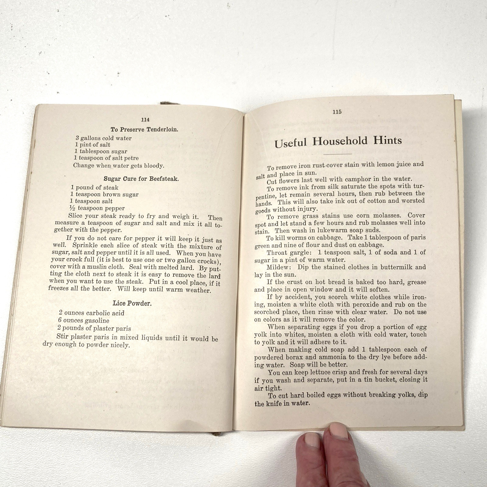 1924 Cookbook Spark Lid-top Gas Range by Leila Adams 128 Pages – Pristine Inside