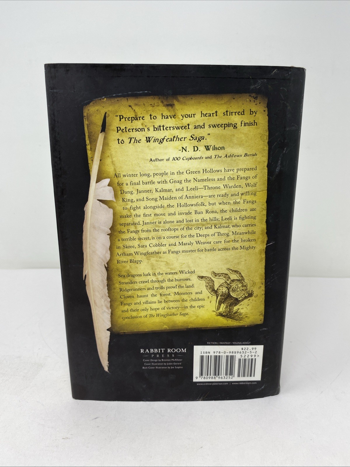 The Warden and the Wolf King: Wingfeather Saga Bk 4 – 1st Ed/1st Print HC w/ DJ