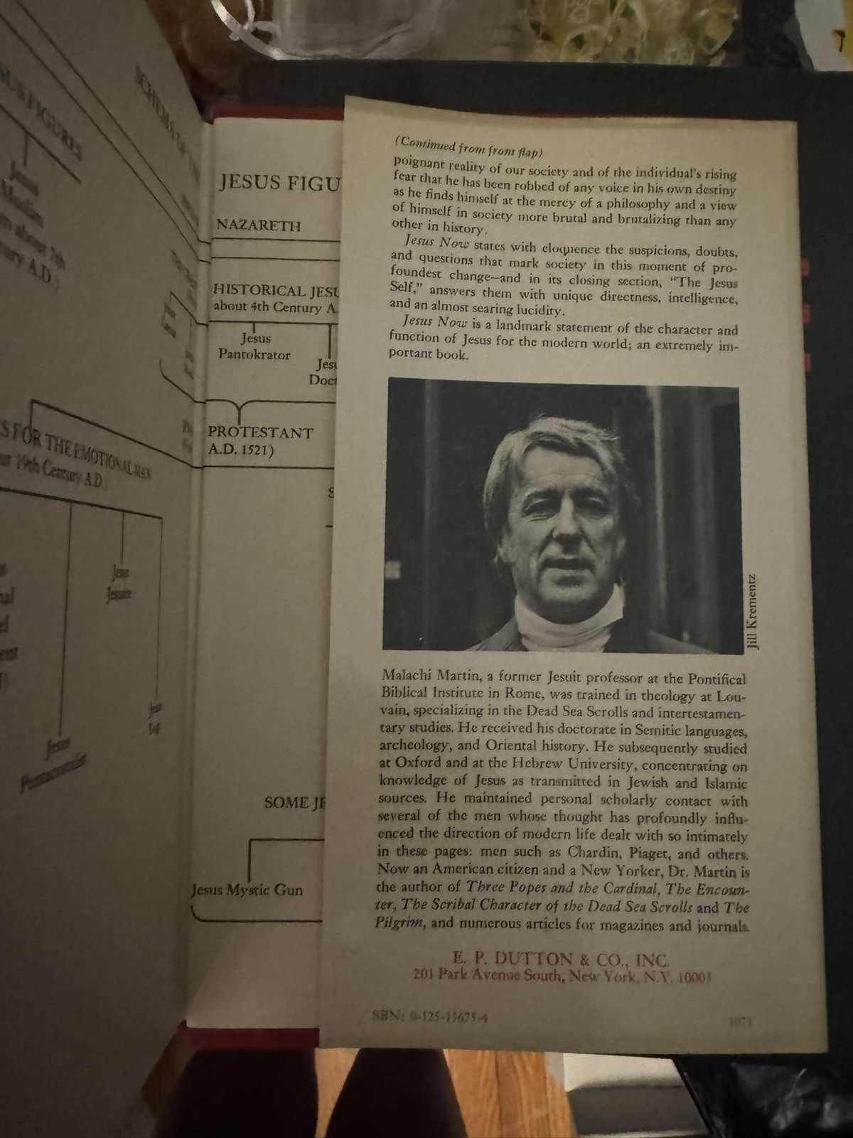 JESUS NOW By Malachi Martin – 1973 Hardcover 1st Edition