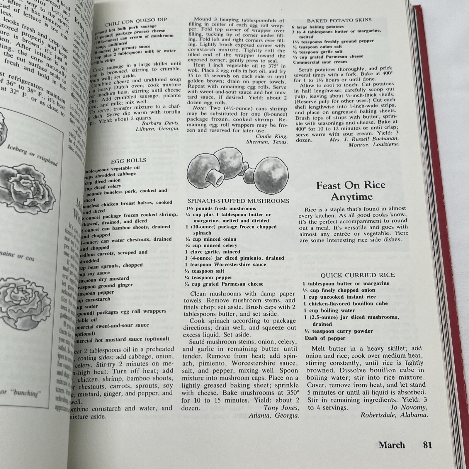 Southern Living Annual Recipes Cookbook 1986 Vintage Cookbook 372 Pages