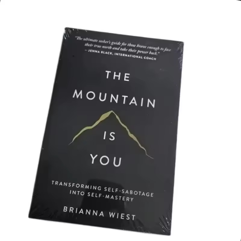 The Mountain is you by Brianna Wiest Paperback Book, Free Shipping US.