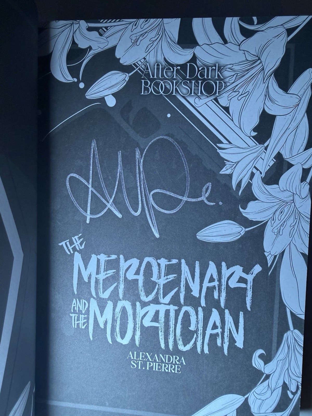 SIGNED After Dark SE The Mercenary and The Mortician by Alexandra St. Pierre
