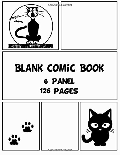 BLANK COMIC BOOK: 6 PANEL 126 PAGES PANELBOOK SKETCH By Annie Jr. **BRAND NEW**