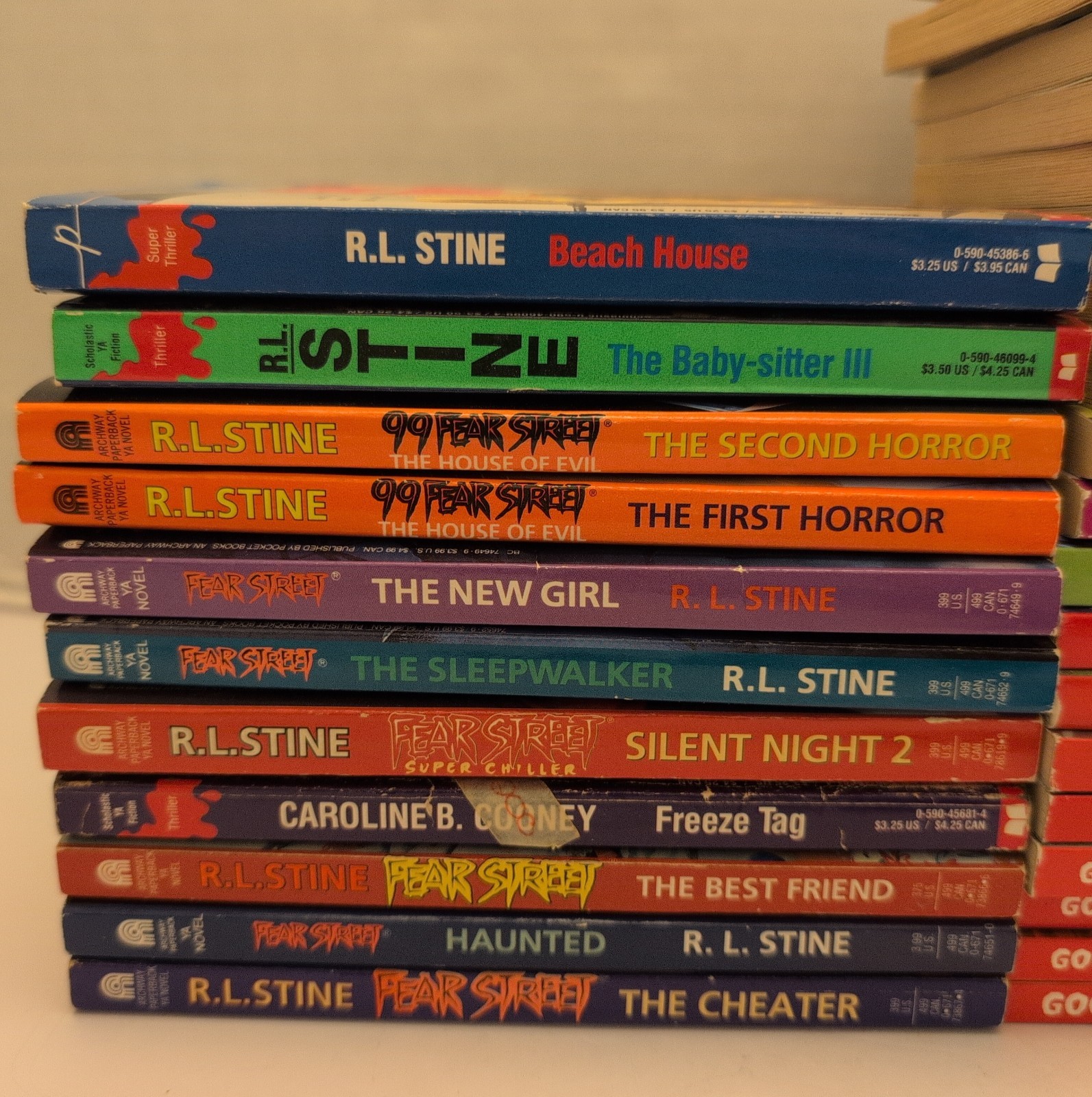 R.L. Stine Vintage Lot Of 29 Fear Street/Goosebumps/More Books 90s 2000s Horror