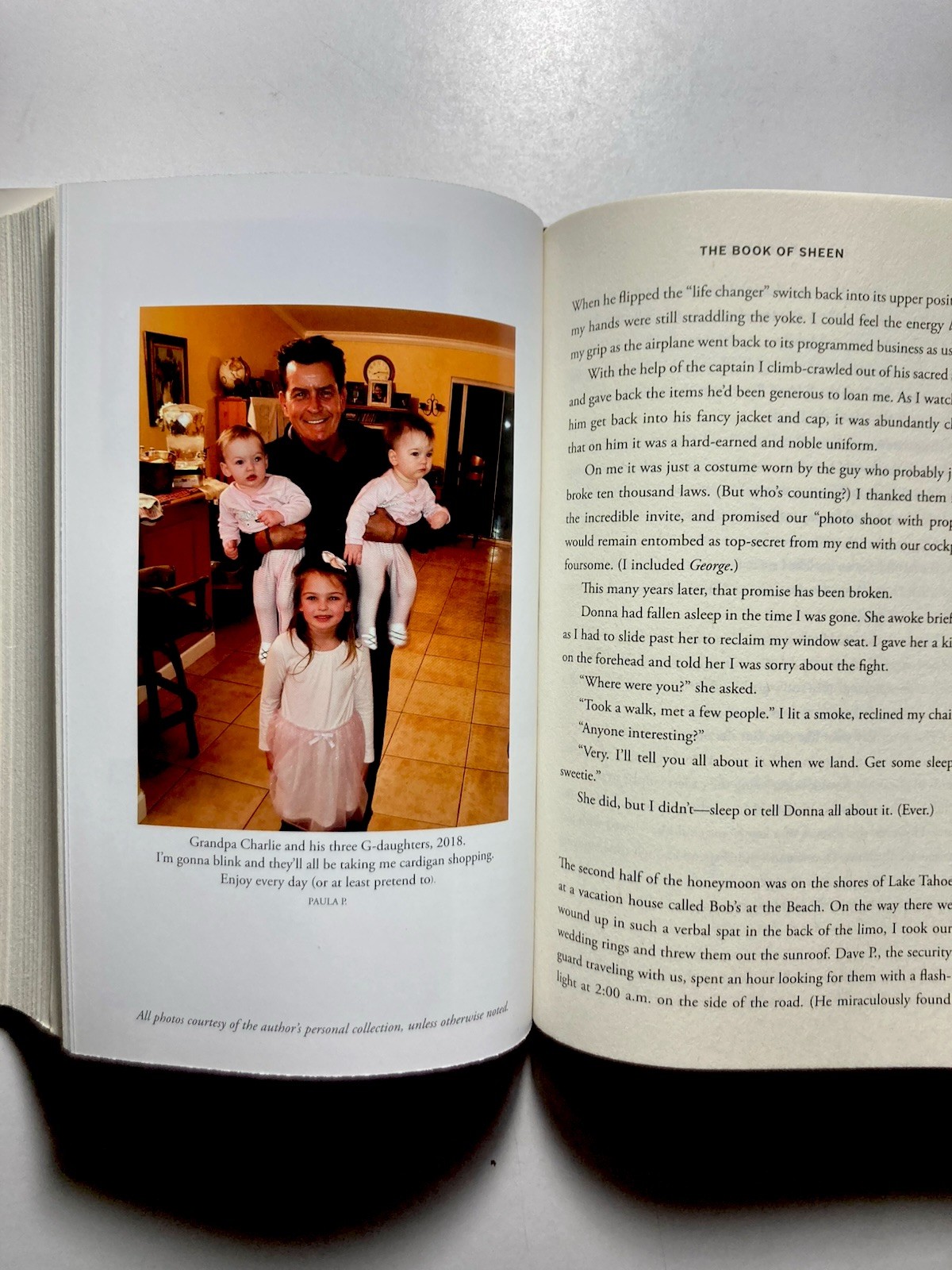 CHARLIE SHEEN “The Book of Sheen : A Memoir” SIGNED Hardcover First Edition 2025