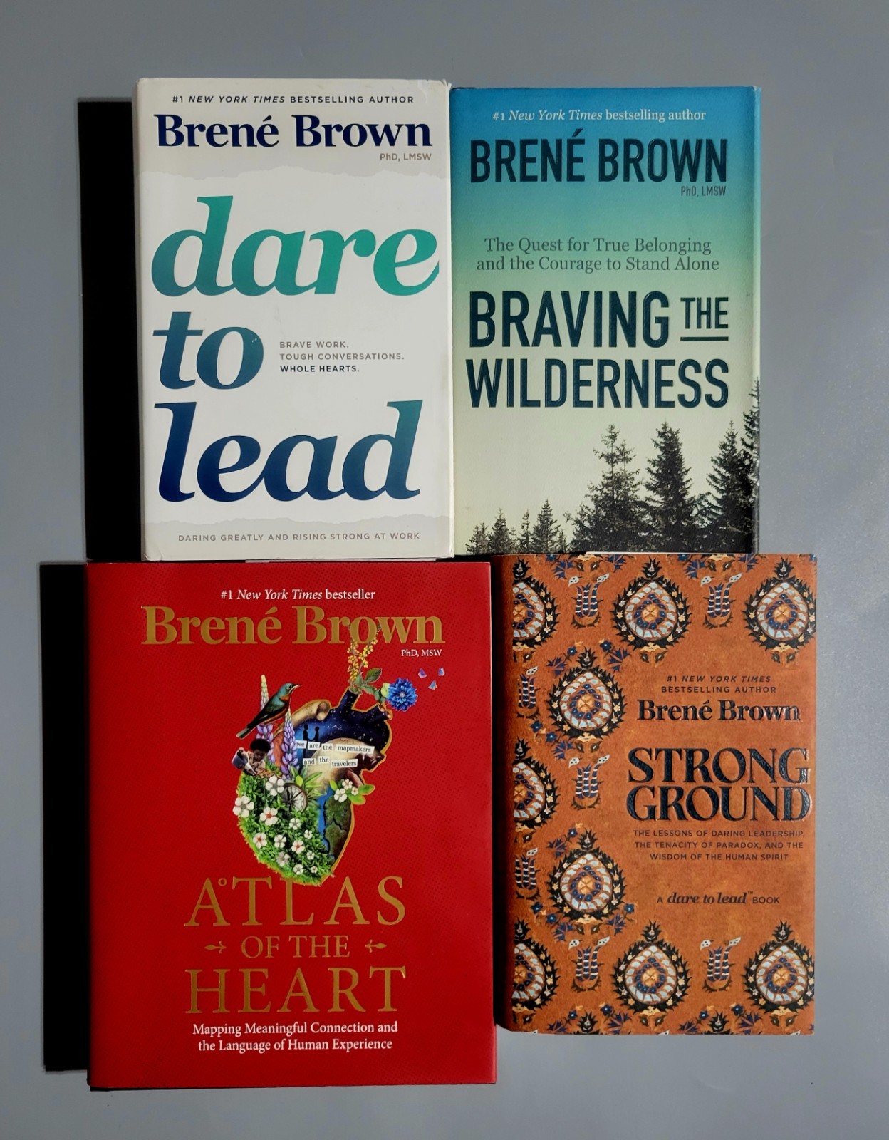 Brene Brown 8 Book Set : 6 HC / 2 PB -VG