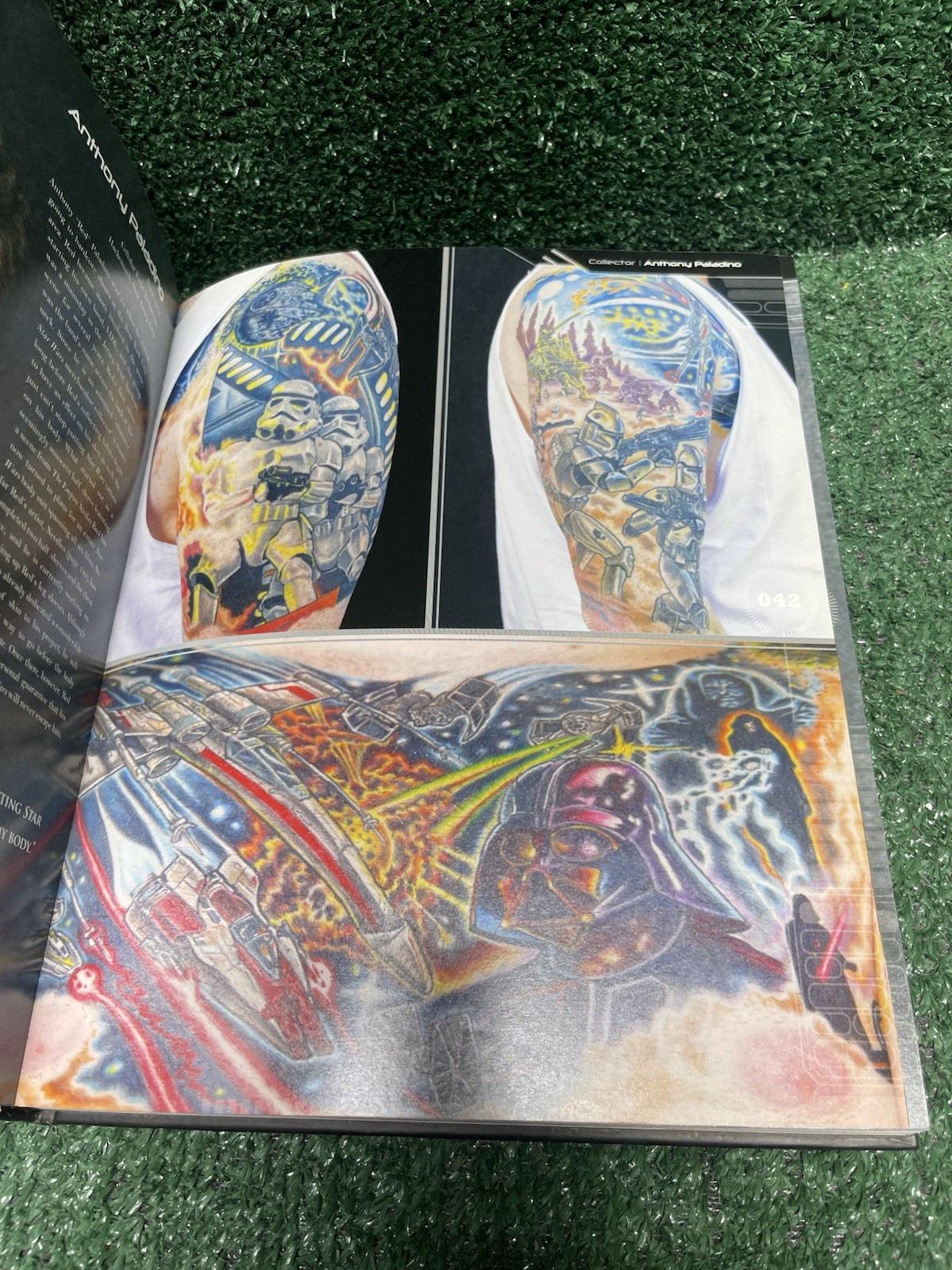 Star Wars Tattoo Photo Art Book 200 Pages The Force In The Flesh Signed.