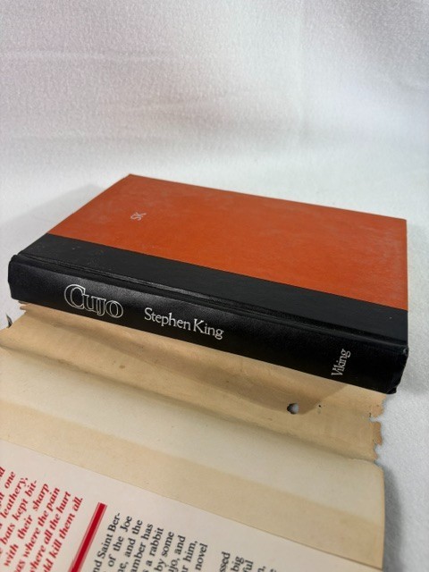 Cujo Stephen King Book Club Edition hardcover with dust jacket 1981 Viking