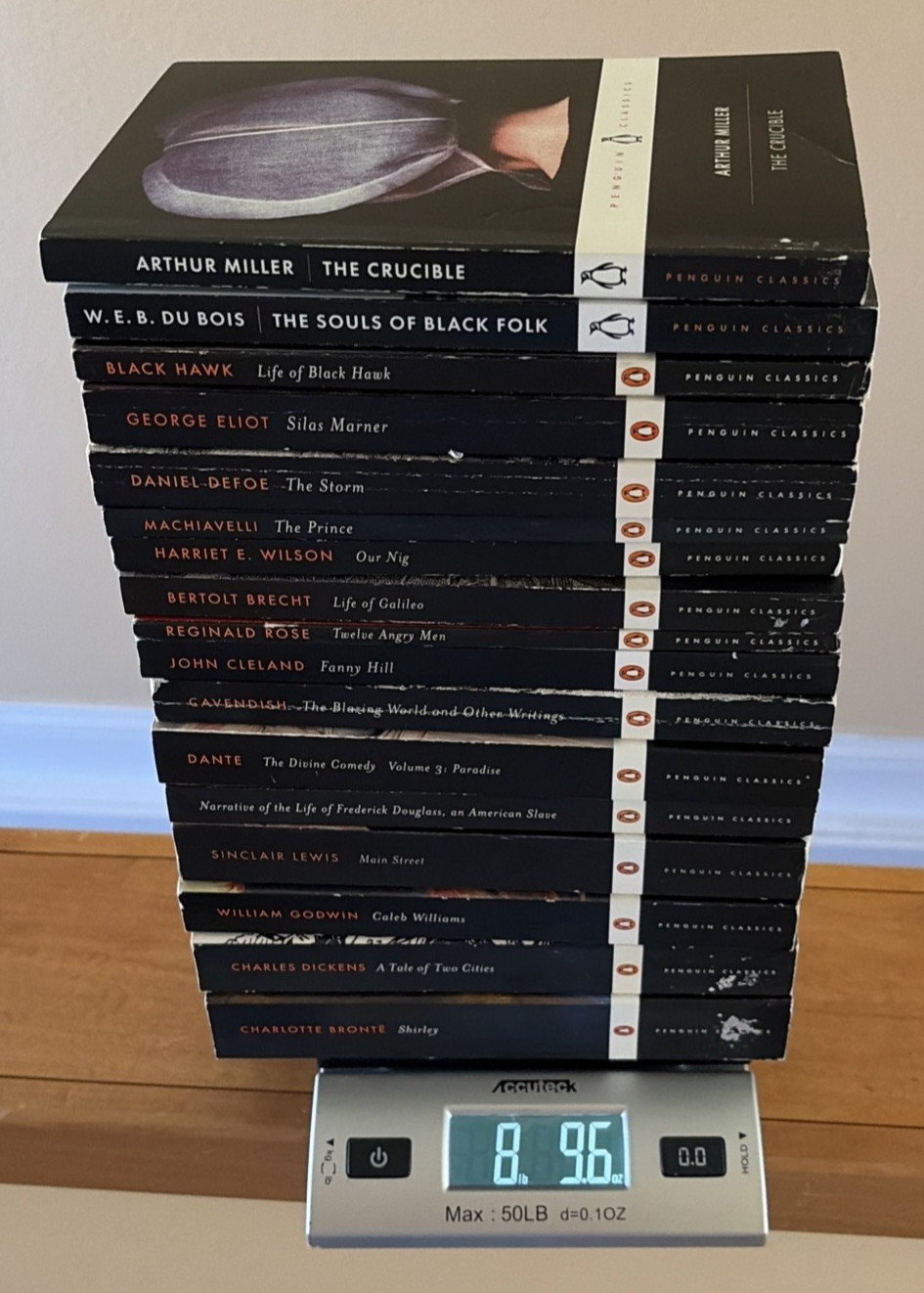 Lot Of 17 Penguin Classics Paperback Du Bois, Dante, Sinclair Lewis *VERY GOOD*